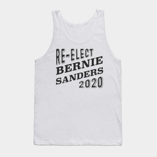 Re-Elect Bernie Sanders 2020 (Black) Tank Top